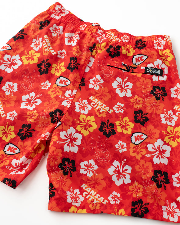 Tropical Kansas City Hybrid Swim Shorts