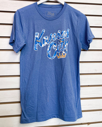 KC Royal Floral Unisex Triblend Tee