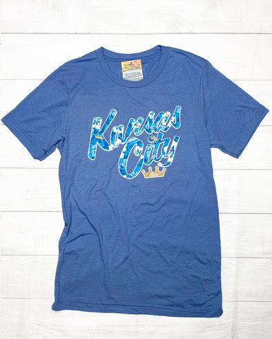 KC Royal Floral Unisex Triblend Tee