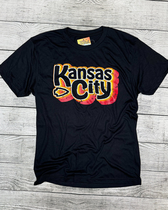 Kansas City Retro Unisex Tee (Black)