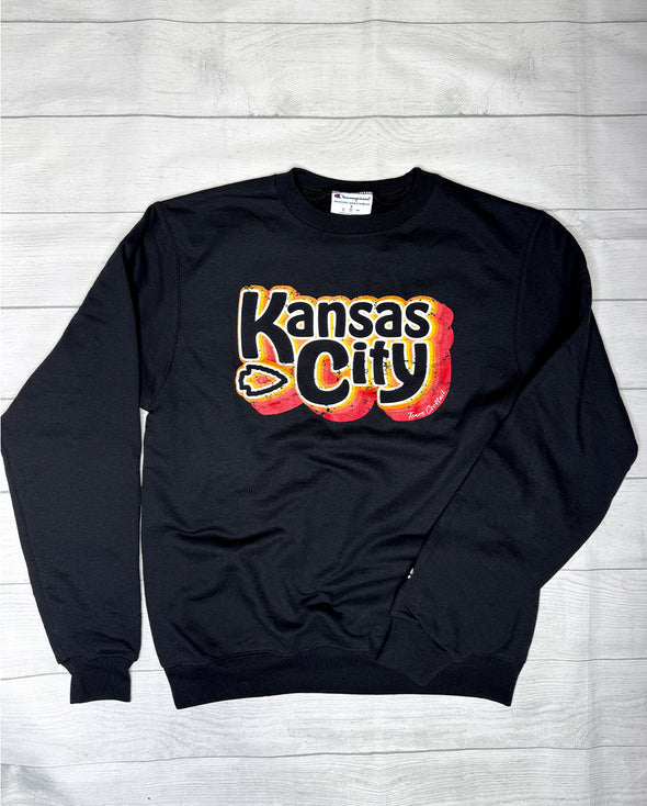 Kansas City Retro Unisex Crewneck Fleece