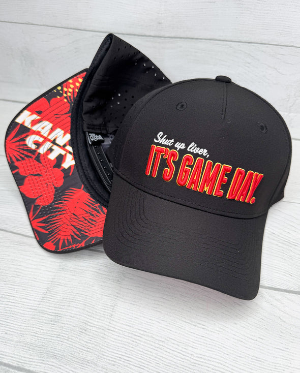 Shut Up Liver, It's Game Day Performance Hat (Black)