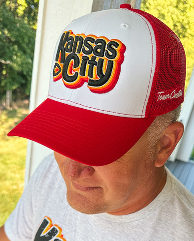 Kansas City RETRO 3D Trucker Hat