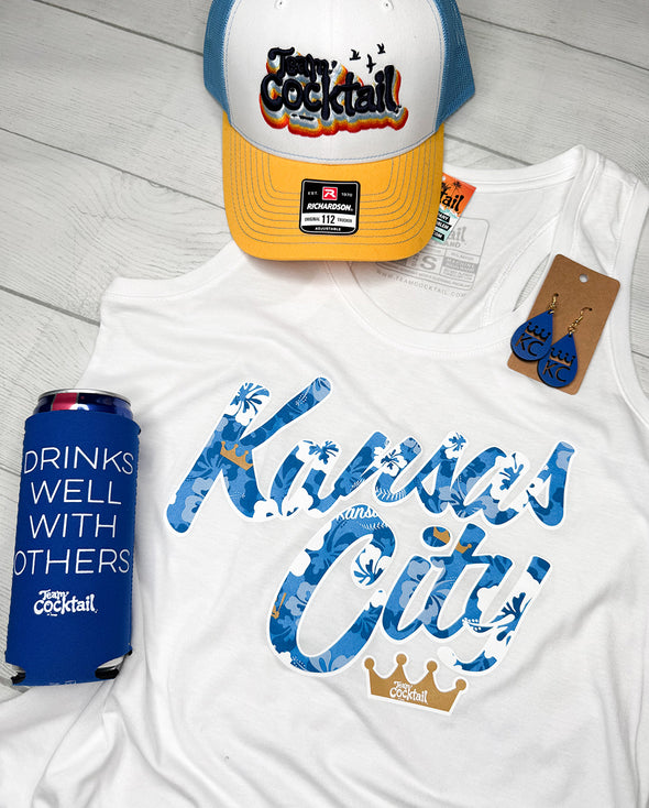 KC Royal Floral Text Ladies Tank