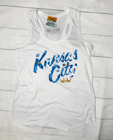 KC Royal Floral Text Ladies Tank