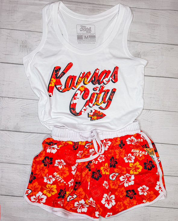 Tropical Kansas City Ladies Shorts