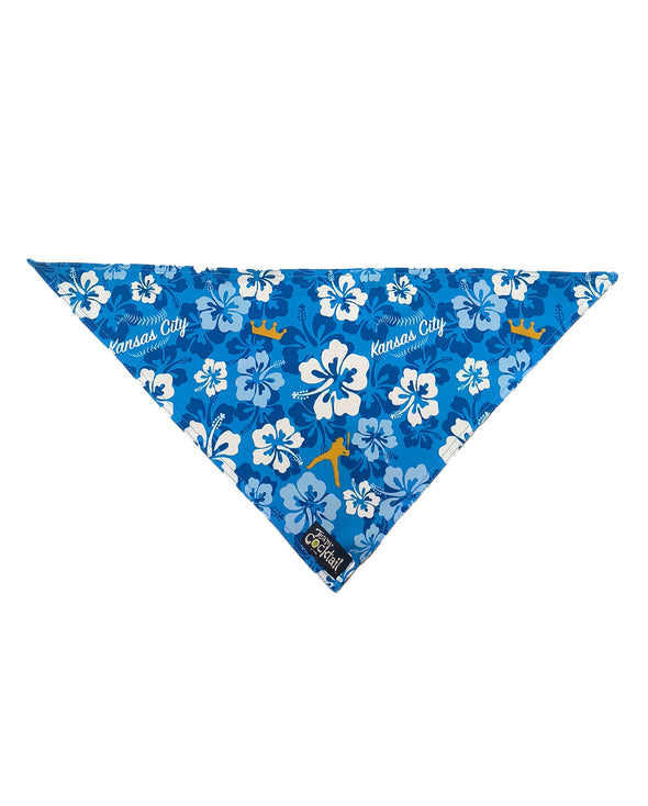 KC Royals Floral Dog Bandana