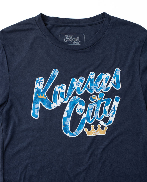 KC Royal Floral Text Unisex Longsleeve Tee