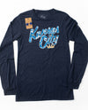 KC Royal Floral Text Unisex Longsleeve Tee