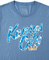 KC Royal Floral Text Unisex Triblend Tee