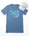 KC Royal Floral Text Unisex Triblend Tee