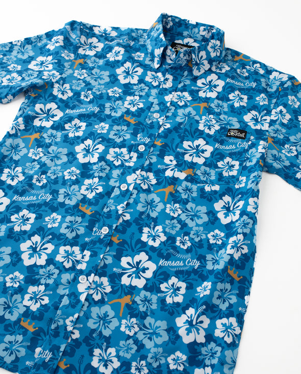 KC Royal Floral Unisex Button Up