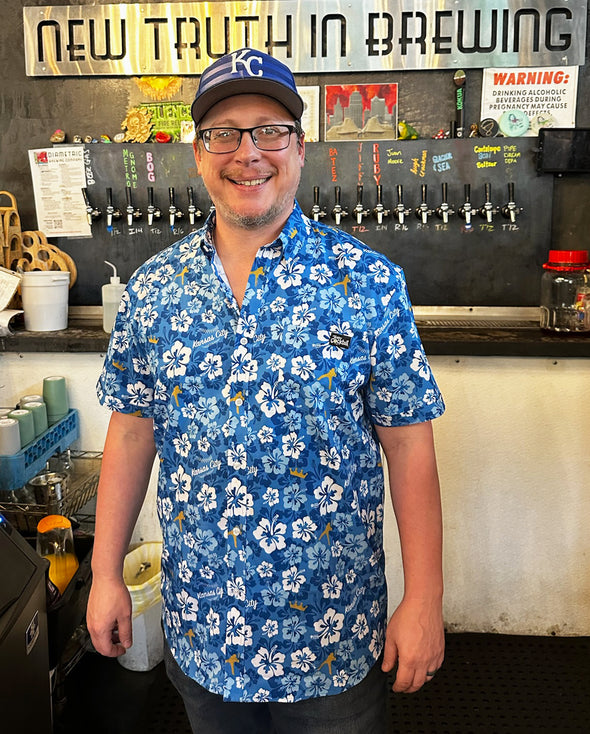 KC Royal Floral Unisex Button Up