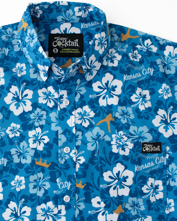 KC Royal Floral Unisex Button Up