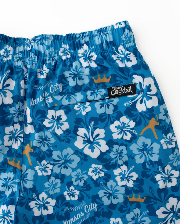 KC Royal Floral Hybrid Swim Shorts