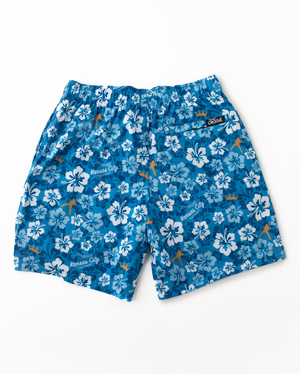 KC Royal Floral Hybrid Swim Shorts