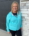 Flamingo Lightweight Ladies Performance Zip Hoodie