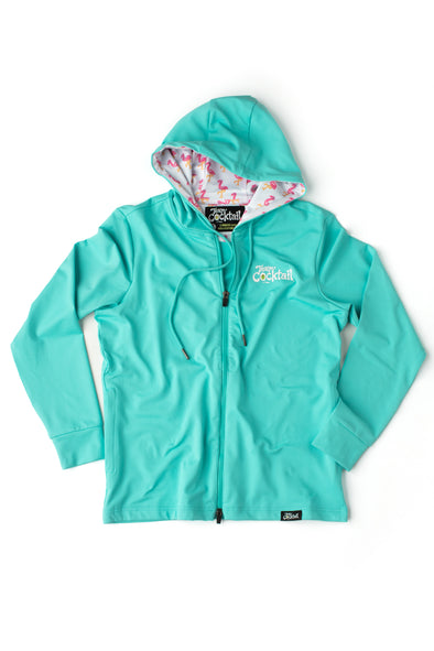 Flamingo Lightweight Ladies Performance Zip Hoodie