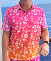 Luau Ombre Mens Polo