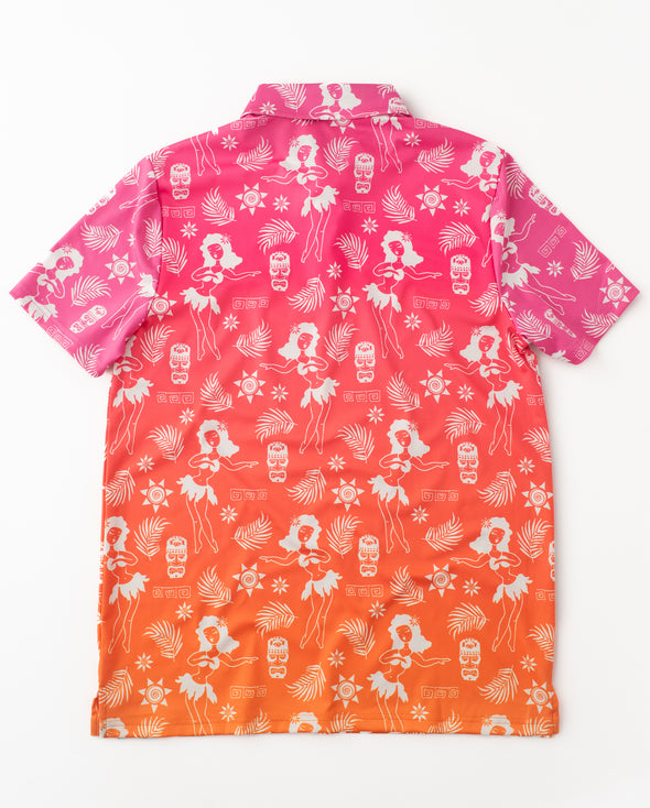 Luau Ombre Mens Polo