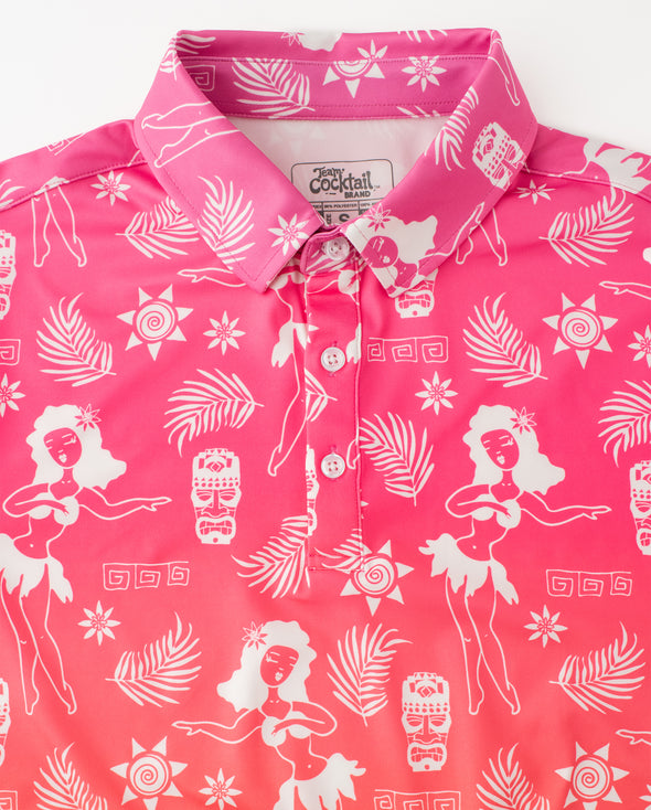 Luau Ombre Mens Polo
