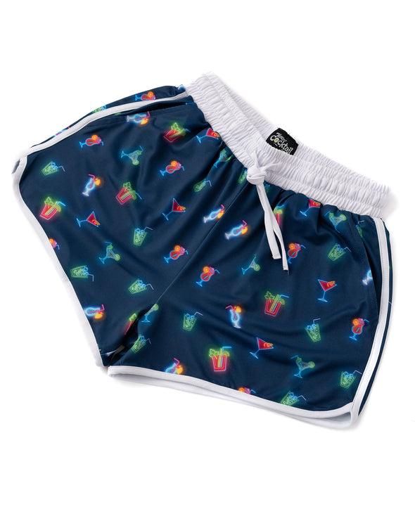Neon Cocktails Ladies Shorts