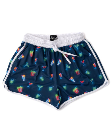 Neon Cocktails Ladies Shorts