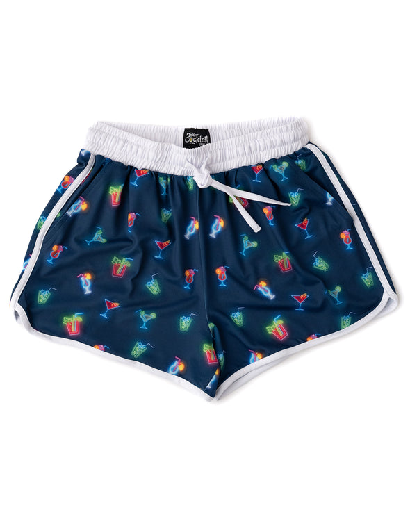 Neon Cocktails Ladies Shorts