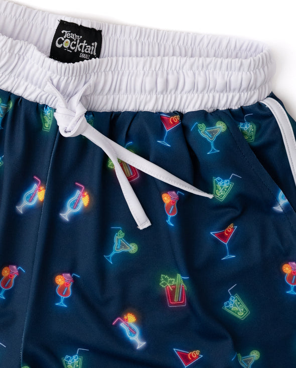 Neon Cocktails Ladies Shorts