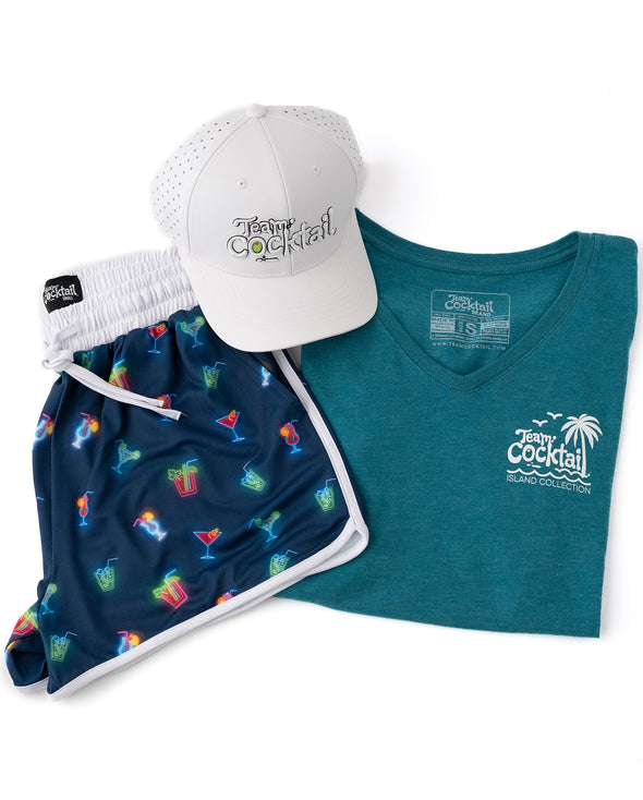 Neon Cocktails Ladies Shorts