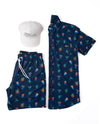 Neon Cocktails Unisex Button Up Shirt