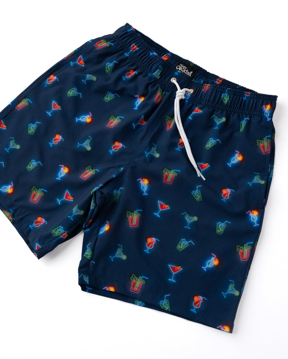 Neon Cocktails Hybrid Swim Shorts