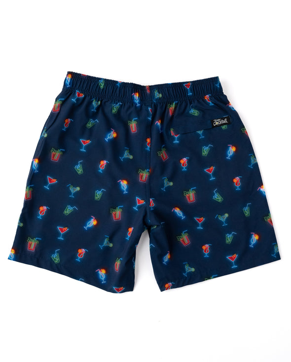 Neon Cocktails Hybrid Swim Shorts