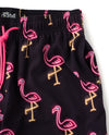 Neon Flamingos Hybrid Swim Shorts