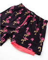 Neon Flamingos Hybrid Swim Shorts