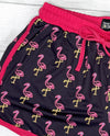 Neon Flamingos Ladies Shorts