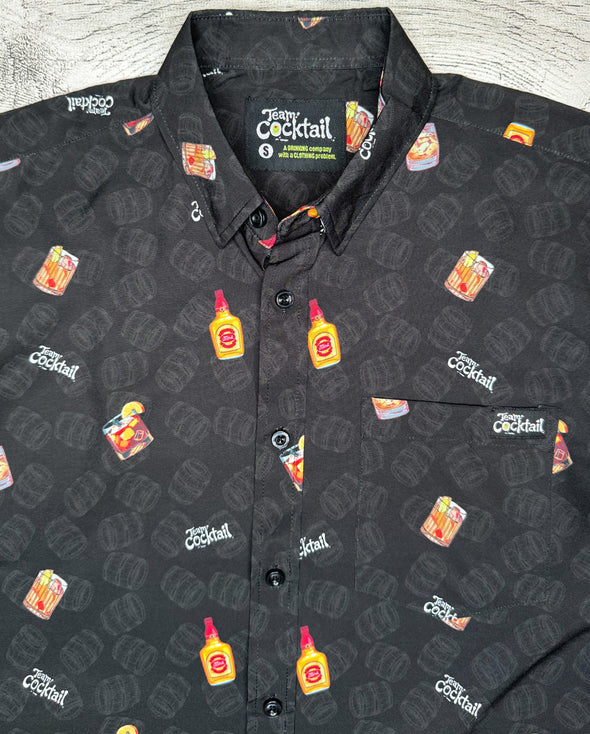 Old Fashioned Bourbon Unisex Button Up