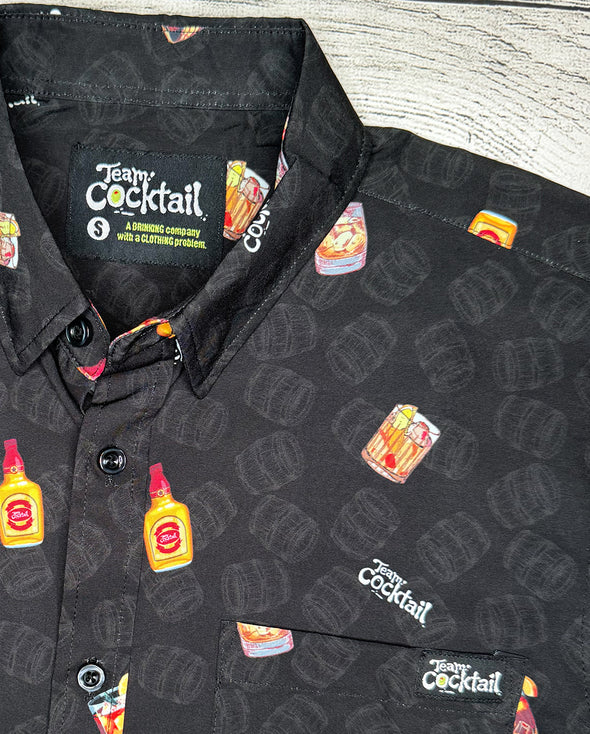 Old Fashioned Bourbon Unisex Button Up