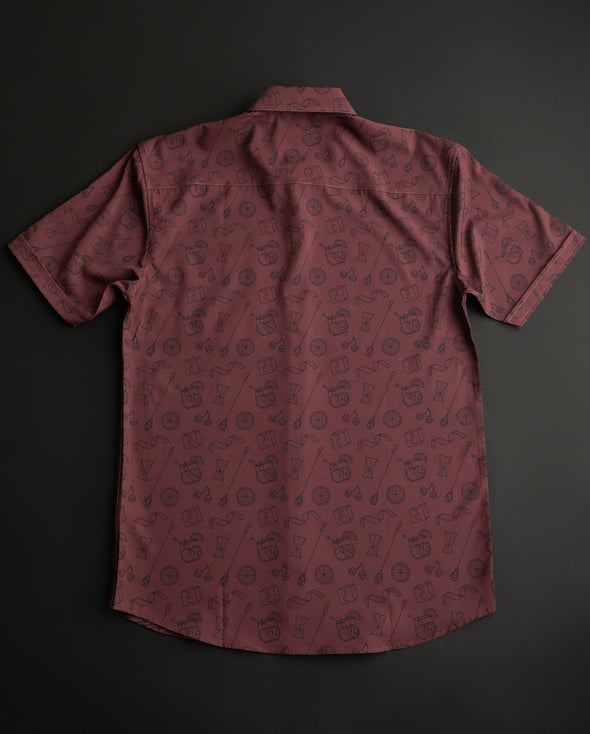 Old Fashioned Classic Cocktail Unisex Button Up Shirt