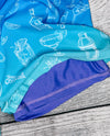 Ombre Sketch Cocktails Hybrid Swim Shorts