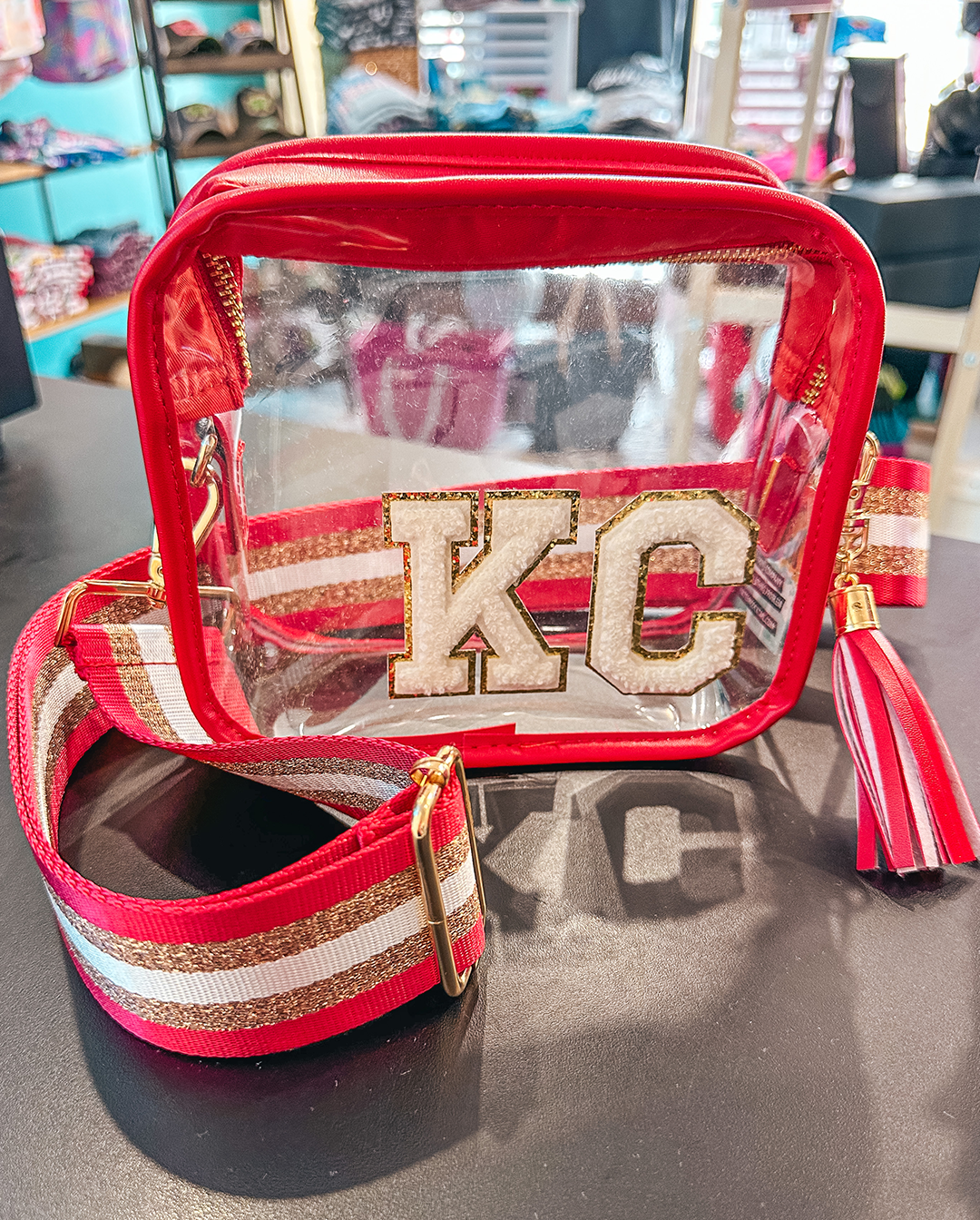 KC Clear Stadium Crossbody Bag