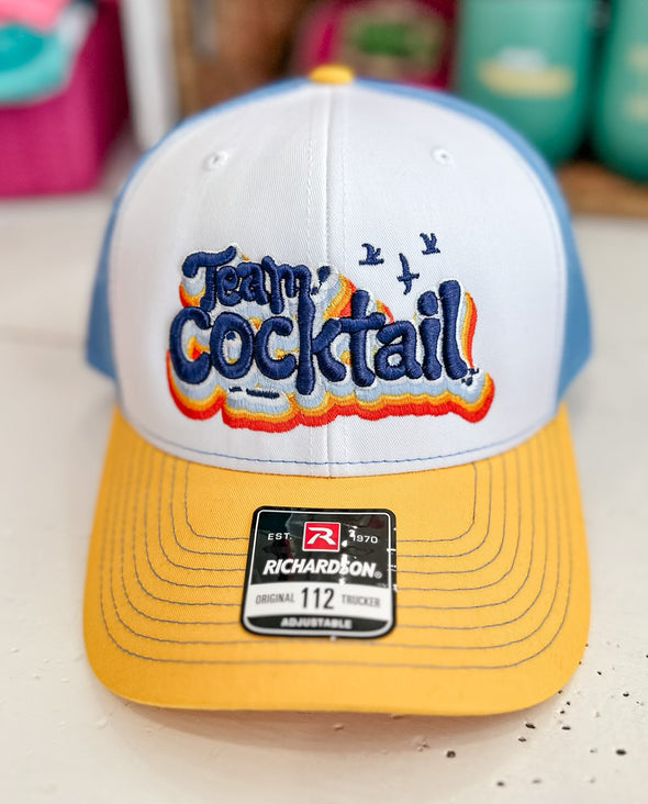 Team Cocktail RETRO 3D Trucker Hat