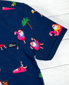 Tropical Santa Unisex Button Up