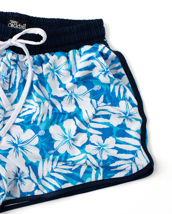 Sapphire Floral Ladies Shorts