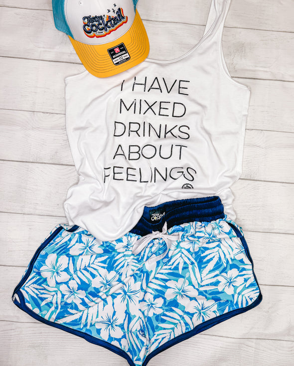 Sapphire Floral Ladies Shorts