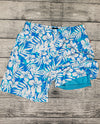 Sapphire Floral Hybrid Swim Shorts