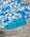 Sapphire Floral Hybrid Swim Shorts