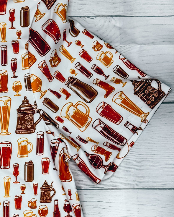 Beer Scatter Mens Polo