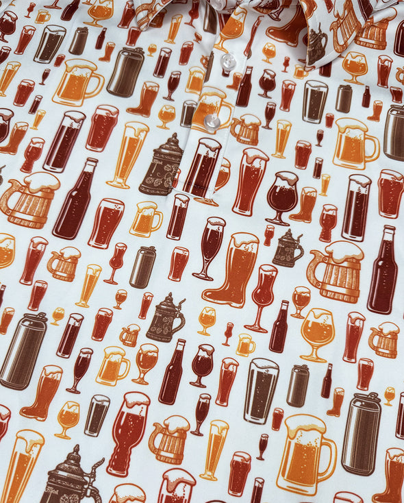 Beer Scatter Mens Polo