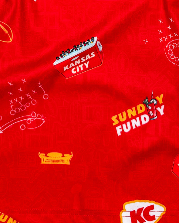 Kansas City Tailgaters 'Sunday Funday' Mens Polo